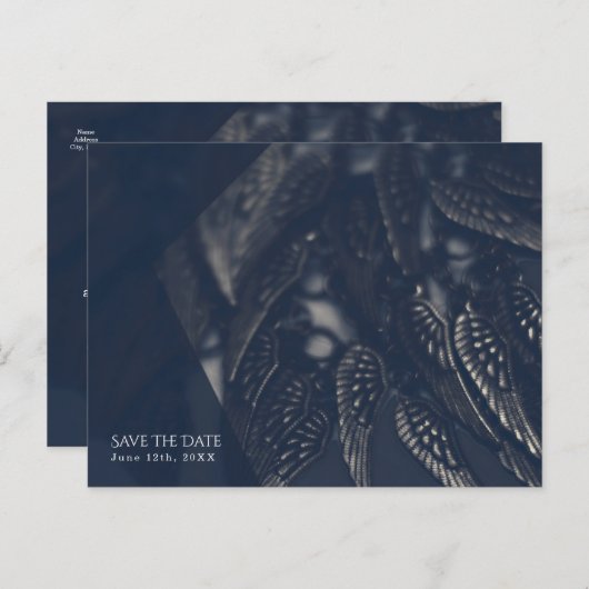 ダークエンジェルウィングスゴシックグラムシック保存日 案内ポストカード (正面/裏面)