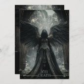 ダークエンジェルオブデスタロットカードハローウィンパーティ 招待状 (正面/裏面)