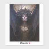 ダークエンジェルゴシックゴシックファンタジーアート シール (シート)