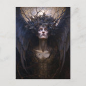 ダークエンジェルゴシックゴシックファンタジーアート ポストカード (正面)