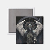 ダークエンジェルゴシックファンタジーアート マグネット (正面/裏面)