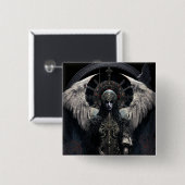 ダークエンジェルゴシックファンタジーアート 缶バッジ (正面&裏面)