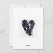 ダークエンジェルバレンタインインクイダークウィングスホリデー シーズンカード (裏面)