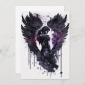 ダークエンジェルバレンタインインクイダークウィングスホリデー シーズンカード (正面/裏面)