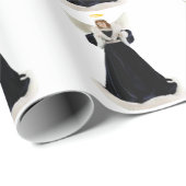 ダークエンジェルホワイトラッピング紙 ラッピングペーパー (ロールコーナー)