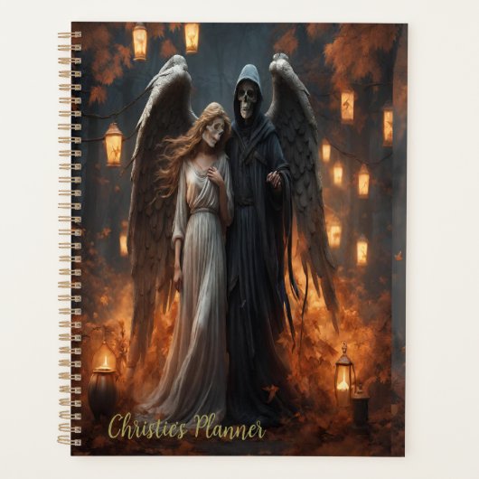 ダークエンジェル・スケルトン・カップル プランナー手帳 (正面)