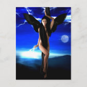 ダークエンジェル、女神ディバイン、シャーマンの女性、シャクティ ポストカード (正面)