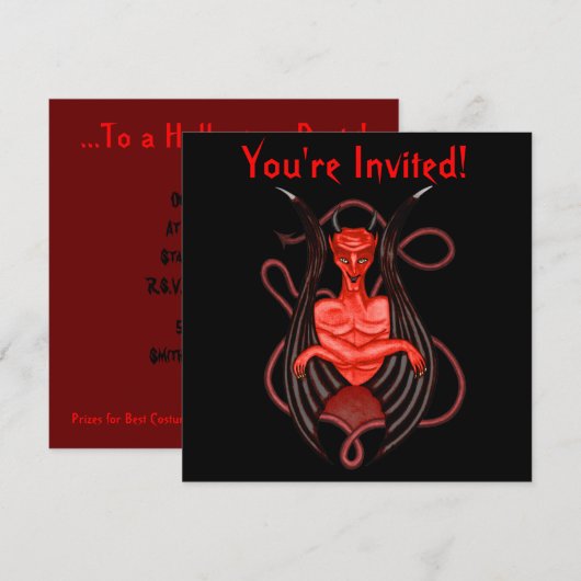 ダークエンジェル 招待状 (正面/裏面)