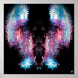 ダークエンジェルv1 – パターンpareidolia ポスター