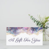 ダークオパールのギフト券 (スタンド正面)