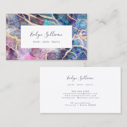 ダークオパールの名刺 名刺 (正面/裏面)