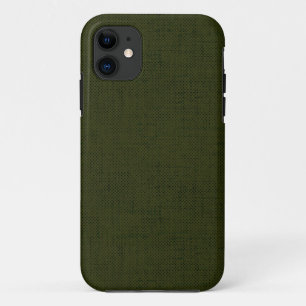 ダークオリーブのテクスチャ iPhone 11 ケース