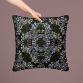 ダークオリーブのバロック様式の豪華な枕 クッション