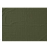 ダークオリーブの質感のテーブルクロス テーブルクロス (正面(横))