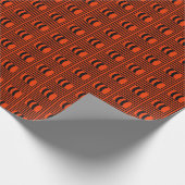 ダークオレンジオバルラッピング紙 ラッピングペーパー (角)