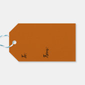 ダークオレンジギフトラベル ギフトタグ (裏面横)