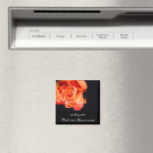 ダークオレンジバラ マグネット (インサイチュ (食洗機))