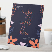 ダークオレンジ フラワー ブライダル シャワー