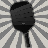 ダークオンダークストライプレトロ ピックルボールラケット