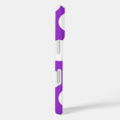 ダークオーキッドとホワイト水玉模様 Case-Mate iPhoneケース (裏面 / 右)