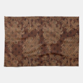 ダークオータムダマスク キッチンタオル (横)