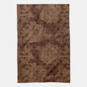 ダークオータムダマスク キッチンタオル (縦)