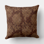 ダークオータムダマスク クッション (裏面)