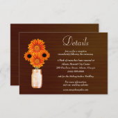 ダークオ素朴レンジフローラメイスンジャー結婚ズ詳細 エンクロージャーカード (正面/裏面)