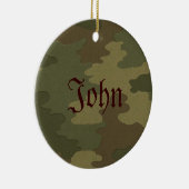 ダークカモフラージネームオーナメント セラミックオーナメント (右)
