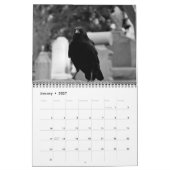 ダークカラスのカレンダー2024 カレンダー (1月 2027)