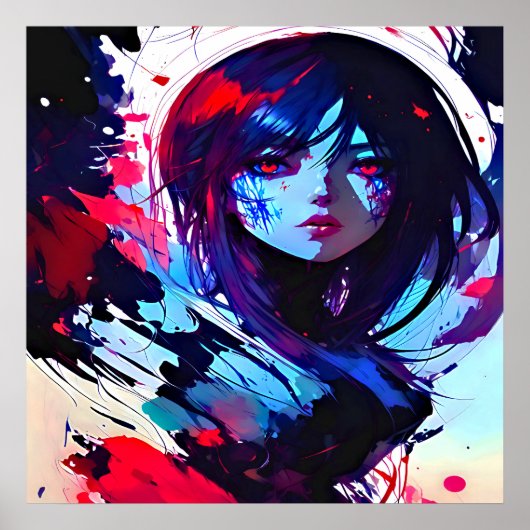 ダークカラーアート ポスター (正面)