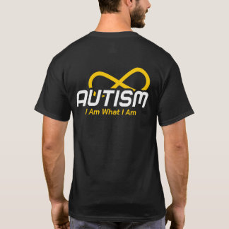 ダークカラー用ゴールドインフィニティノットシンプルオーティズム Tシャツ