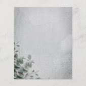 ダークカリグラフィユーカリ予算の特別な日 チラシ (裏面)