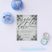 ダークカリグラフィユーカリ予算の特別な日 チラシ (シングル)