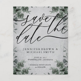 ダークカリグラフィユーカリ予算の特別な日 チラシ