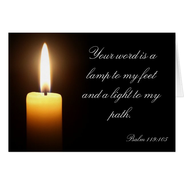 ダークカードのロウソク (正面横)