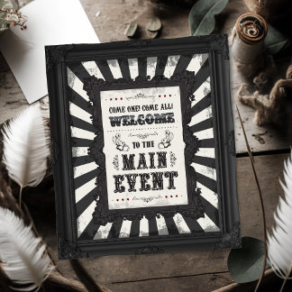 ダークカーニバルサイコサーカスパーティーウェルカムサイン ポスター