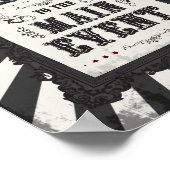 ダークカーニバルサイコサーカスパーティーウェルカムサイン ポスター (角)