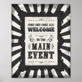 ダークカーニバルサイコサーカスパーティーウェルカムサイン ポスター (正面)