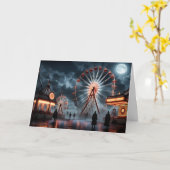 ダークカーニバルハロウィーン カード (黄色い花)