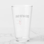 ダークガラスの後のサイダー タンブラーグラス (裏面)