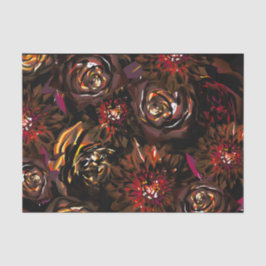 ダークガーデンオータムグローフラワーズ秋の結婚式 薄葉紙