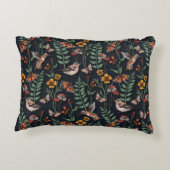 ダークガーデンバード&蝶 アクセントクッション (裏面)