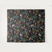 ダークガーデンバード&蝶 タペストリー (正面(横))