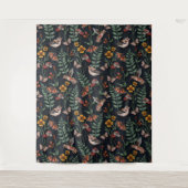 ダークガーデンバード&蝶 タペストリー (正面)