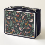 ダークガーデンバード&蝶 メタルランチボックス (裏面)