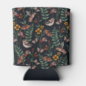 ダークガーデンバード&蝶 缶クーラー (裏面)