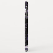 ダークガーデンビーチングパープルグラームの花 Case-Mate iPhoneケース (裏面/左)