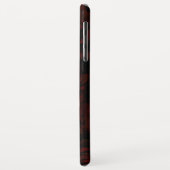 ダークガーデンレッドロマンチックな花ゴシック様式のガラス Case-Mate iPhoneケース (裏面/左)