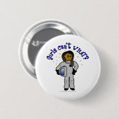 ダークガール宇宙飛行士 缶バッジ (正面&裏面)